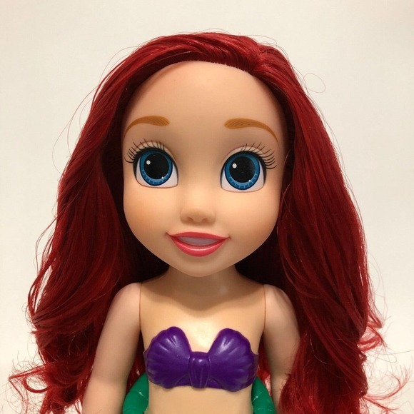Tolly Tots Limited Little Mermaid Ariel Doll Animator Face Stands Display 14" - Picture 12 of 12